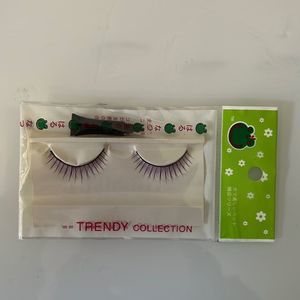 PURPLE eyelashes - new